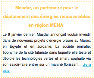 Décryptages émergents : Masdar un partenaire pour le déploiement des énergies renouvelables en région MENA