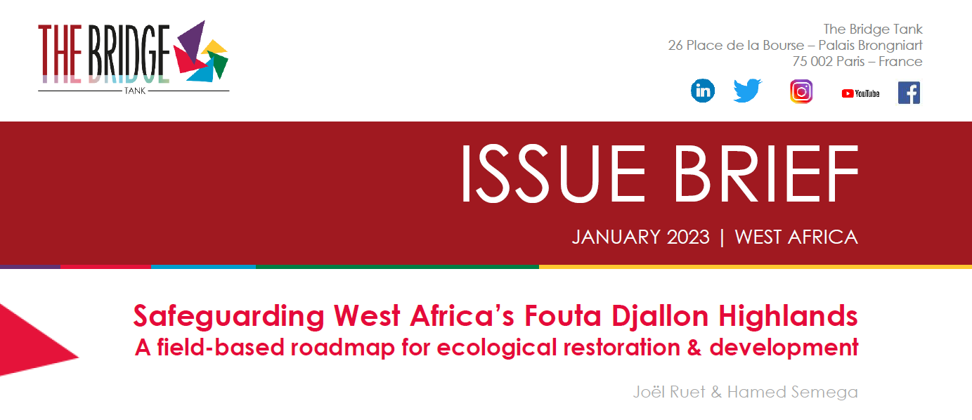 Issue brief –  Pour la sauvegarde du Massif du Fouta Djalon en Afrique de l’Ouest